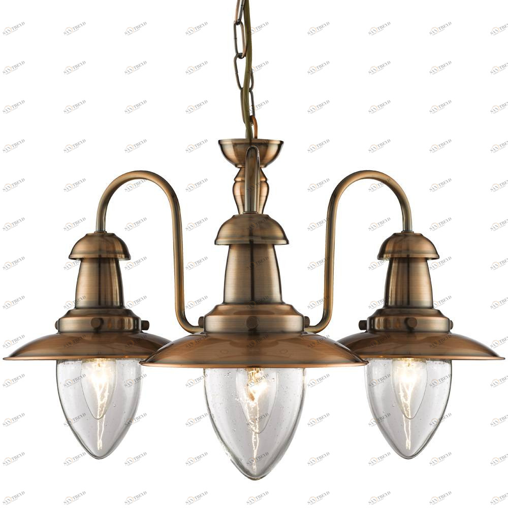 Подвесная люстра Arte Lamp Fisherman A5518LM-3RB ARTE LAMP ДИЗАЙНЕРСКИЕ, FISHERMAN 056371 Бронза 