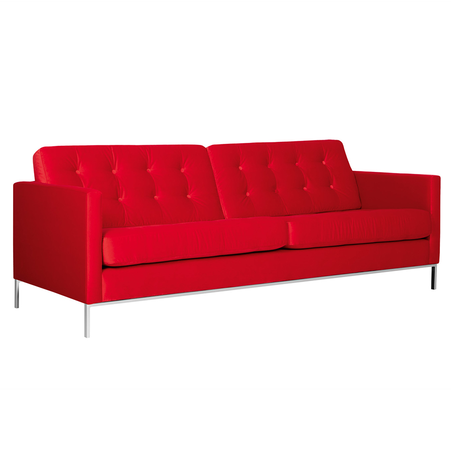 Диван Kalle, трехместный, красный Sits S1299 - Вид №4
