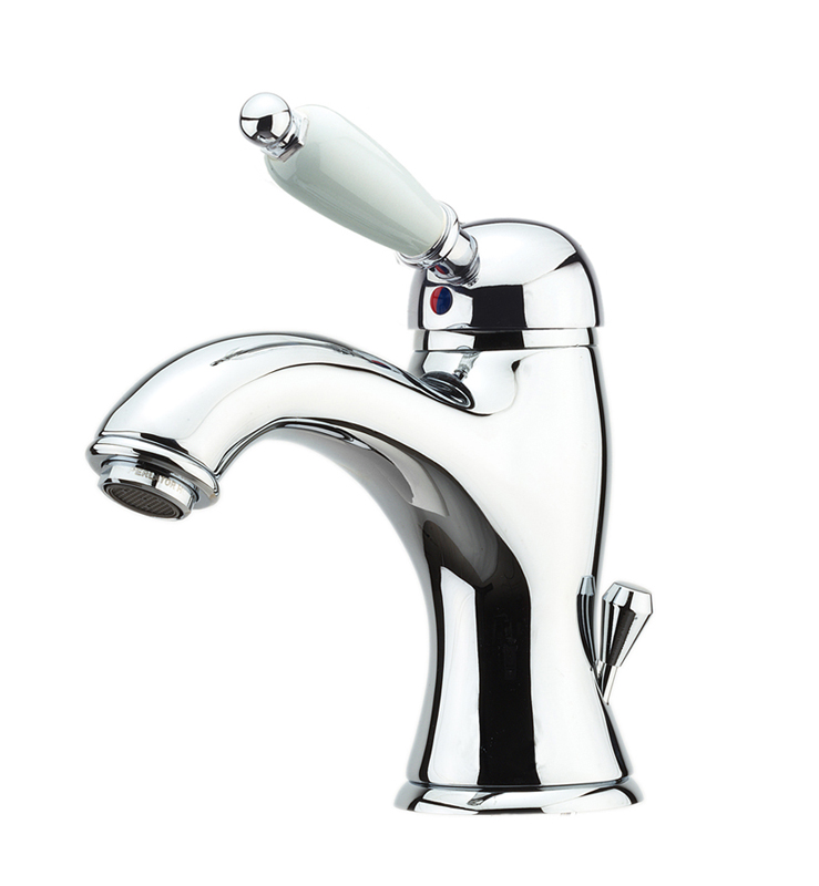 83CR5221 Santan Siracuza, однорычажный смеситель для раковины c донным клапаном, цвет хром 