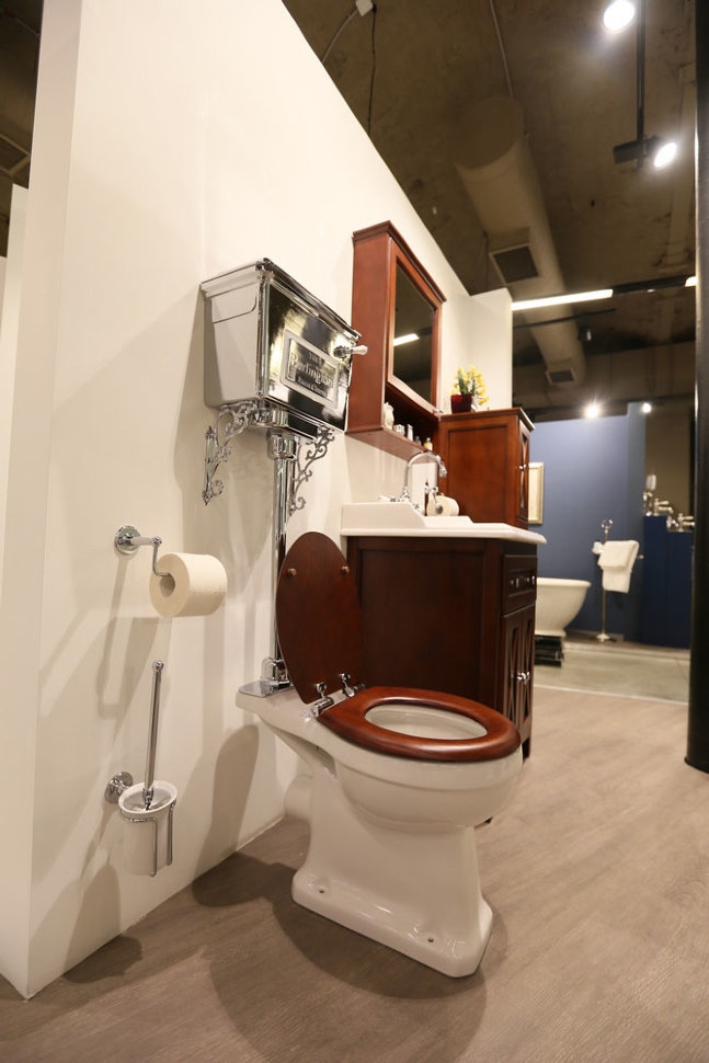 T71 CHR, T33 CHR, P5 Компакт унитаз с бачком Белый Burlington  Англия  - Вид №6