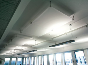 Акустическая потолочная или настенная панель из ПВХ