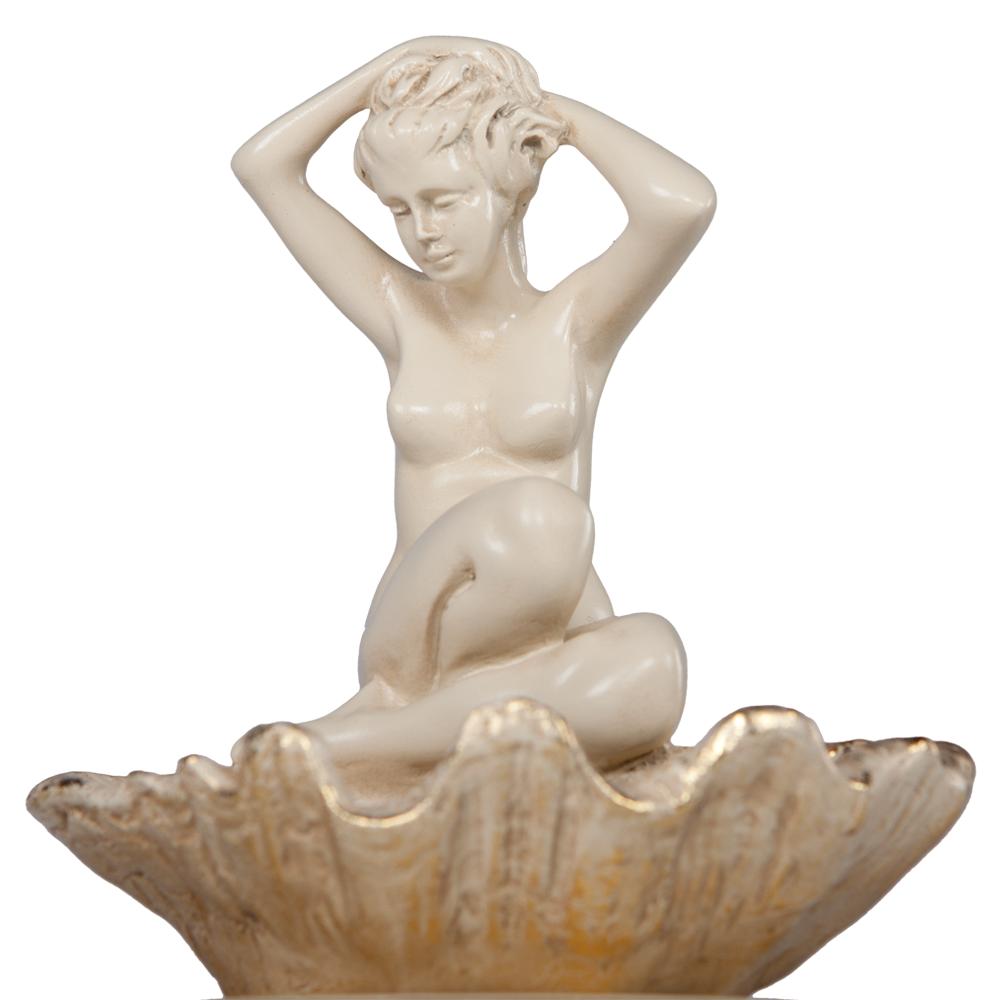 22570 Подставка для украшений Девушка на ракушке Айвори BOGACHO 4627138204658 - Вид №2