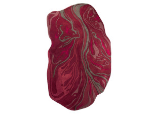 Шерстяной и вискозный ковер