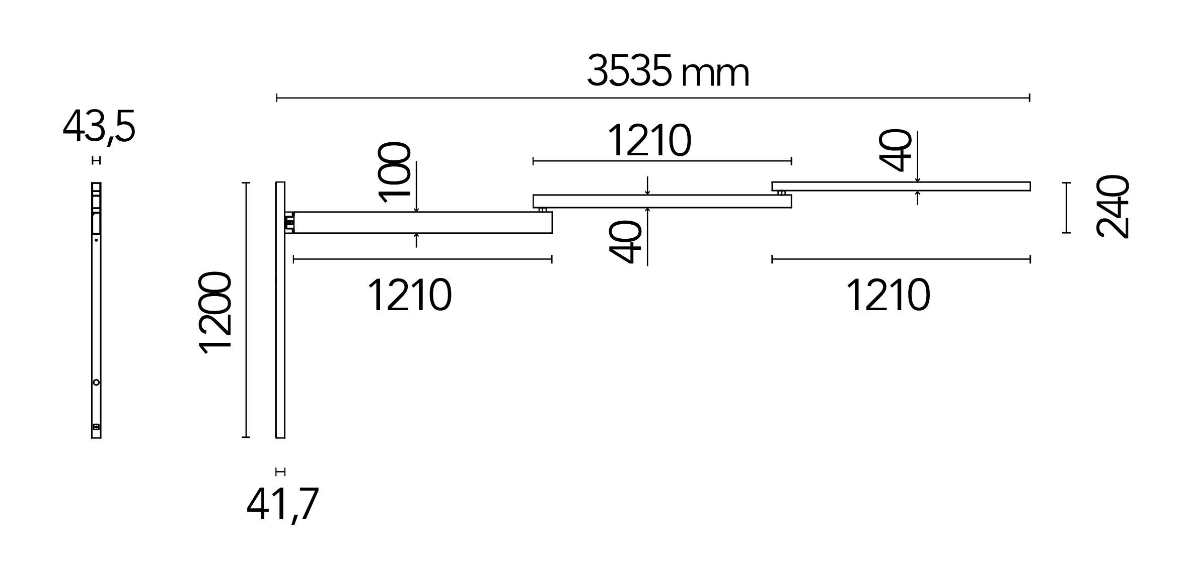 Регулируемый светодиодный настенный светильник Flos BLACK FLAG PRO ARCH-00114938 - Вид №7