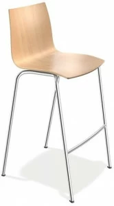 Casala Табурет из бука с подставкой для ног Onyx barstool 2440/07