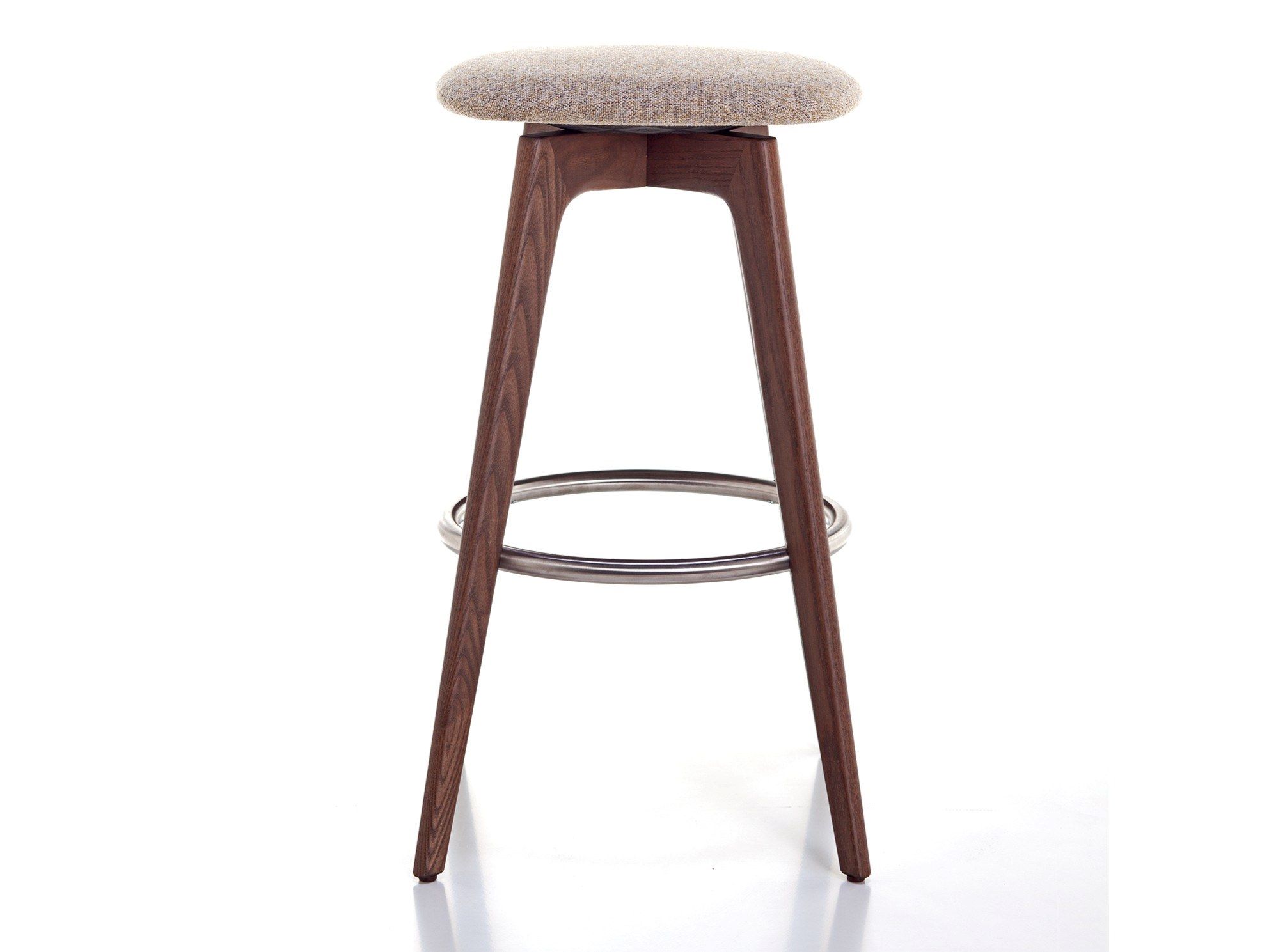 Высокий деревянный стул с мягким сиденьем Very Wood Egadi ARCH-00076122 - Вид №1