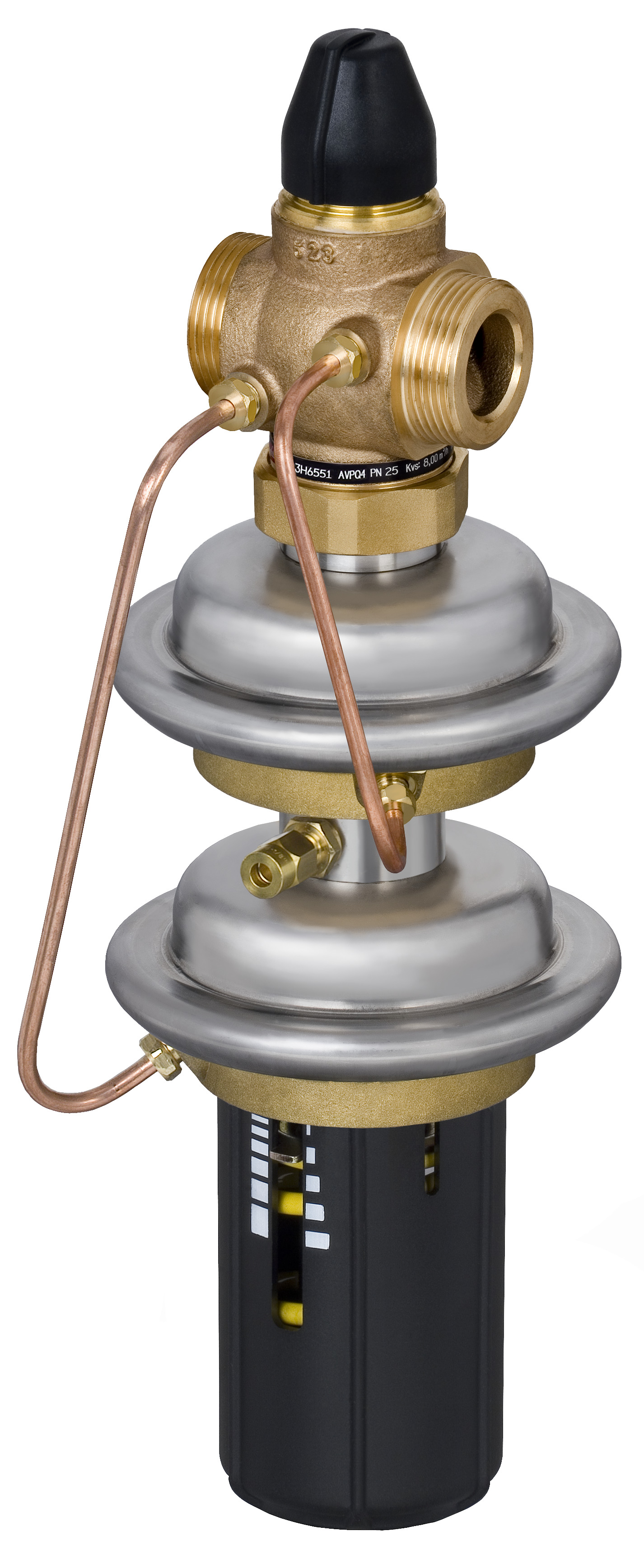 Danfoss Регулятор перепада давления AVPQ для монтажа на подающем трубопроводе РПД AVPQ 4PN25 15/1,6/0,3-2,0/0,2/резьб. 003H6555  - Вид №10