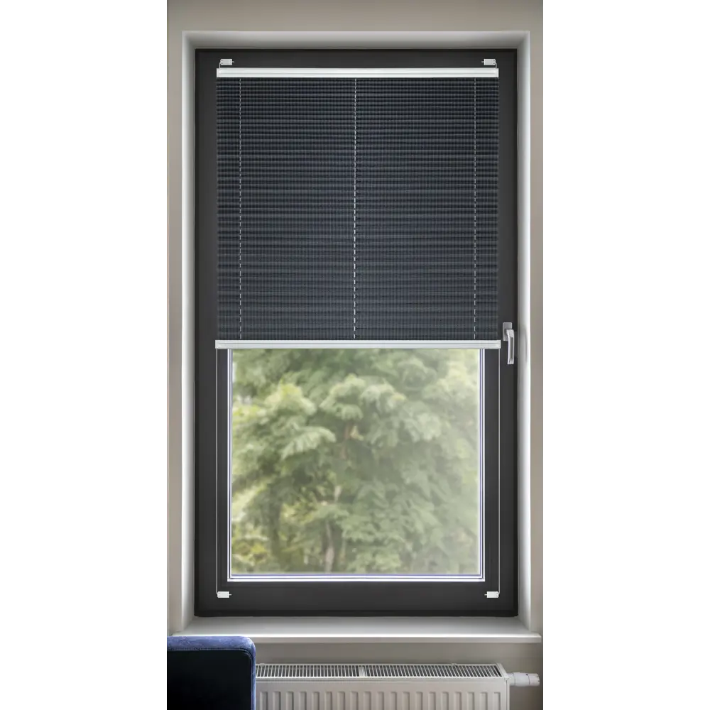 Штора плиссе 52x170 см жаккард графитовая 89411376 STLM-2131144 Santreyd  - Вид №10