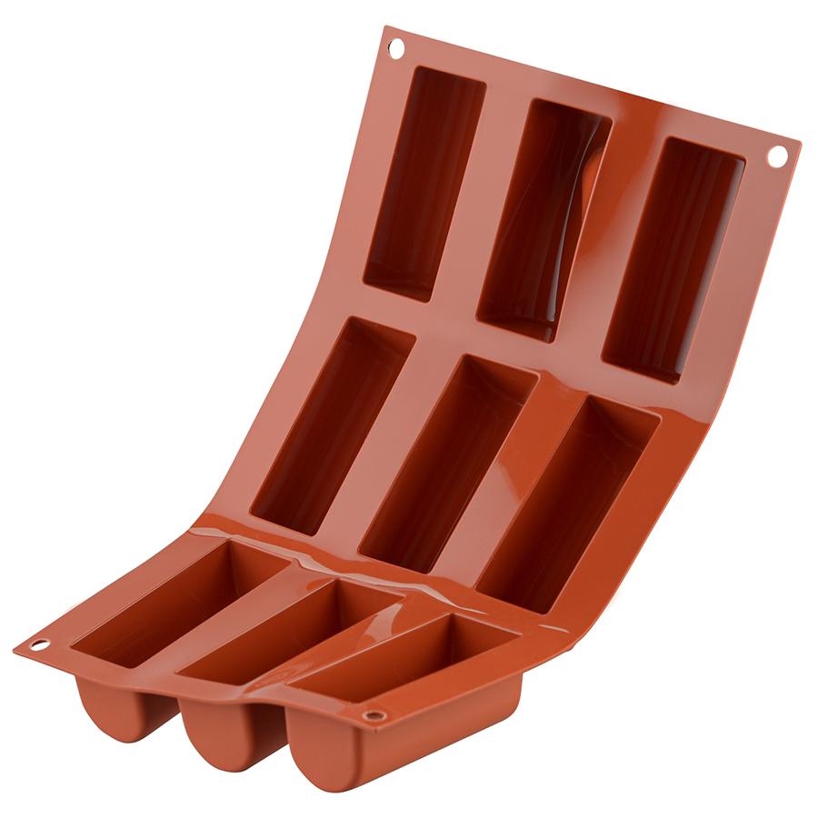 26.130.00.0065 Форма для приготовления пирожных и конфет midi buche силиконовая Silikomart  - Вид №10