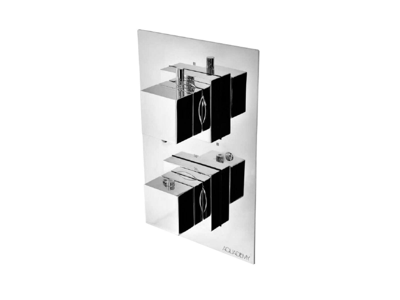 Термостатический смеситель для душа с 2 отверстиями Aquademy Quadro ARCH-00026472 - Вид №1