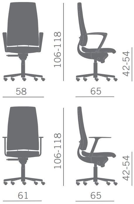 Kastel Стул для руководителя с высокой спинкой Konvert sun-id-1439177 - Вид №3