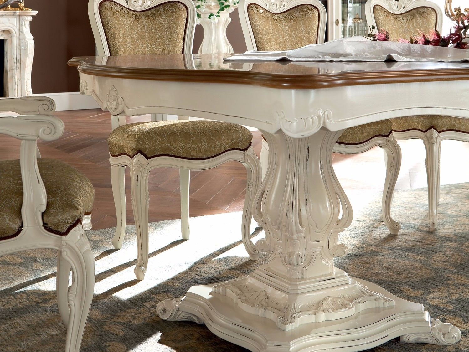 Деревянный прямоугольный стол для гостиной Modenese Luxury Interiors Bella Vita ARCH-00151954 - Вид №2