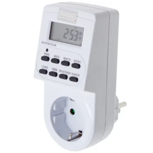 Таймер электронный TGE-2, LCD дисплей, цвет белый