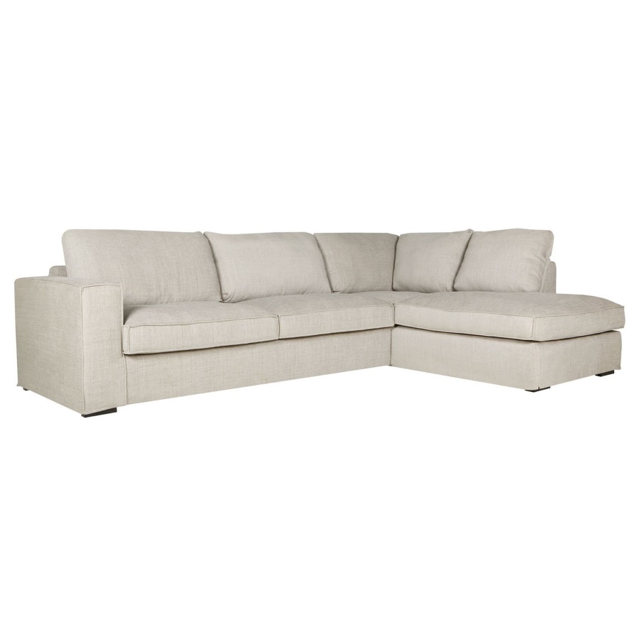 Диван угловой Abbe правосторонний светло-серый, обивка Mattis Sits S1009 - Вид №2