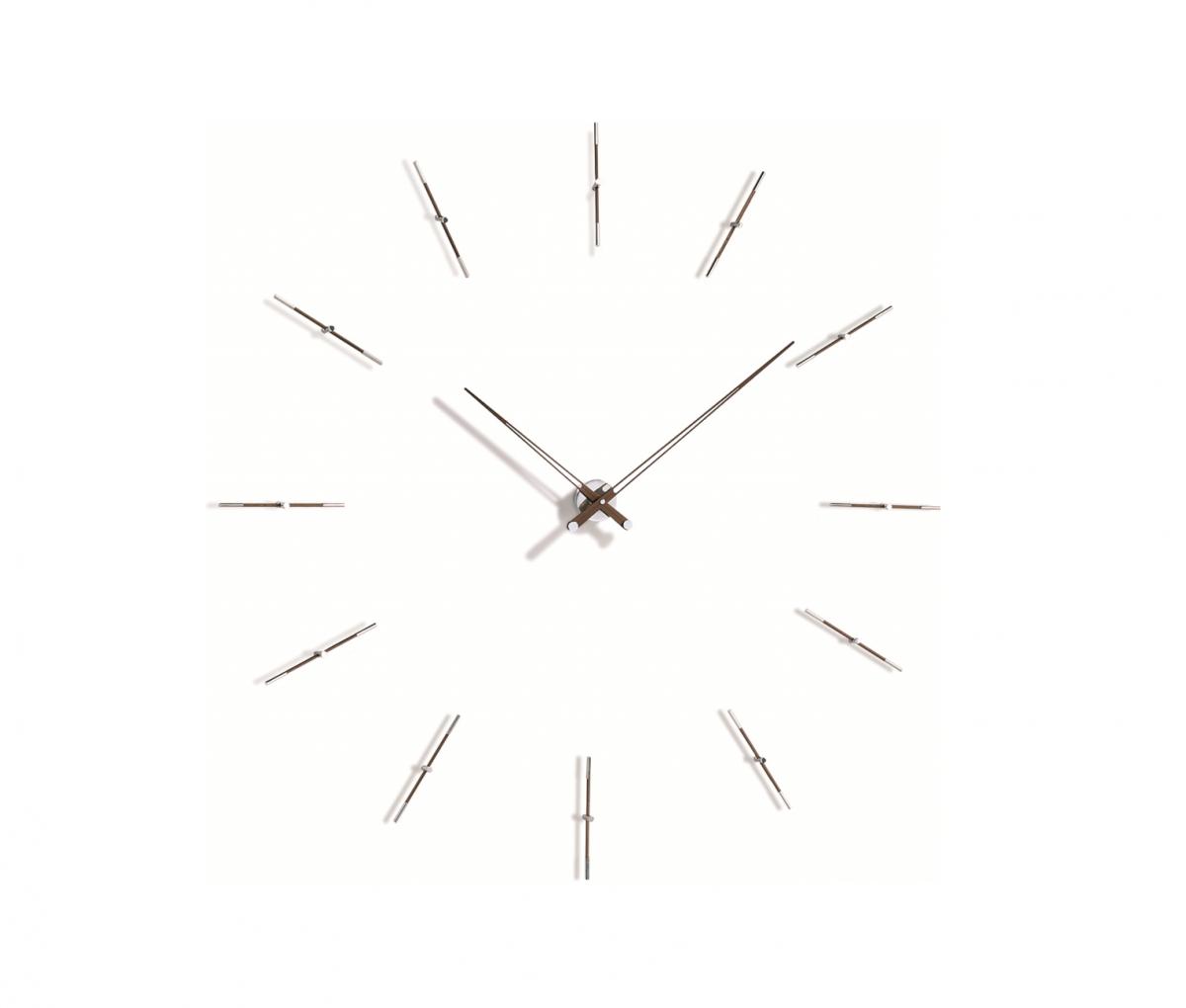 095612 Часы N 12 хром-венге 125 cm Nomon Merlin 