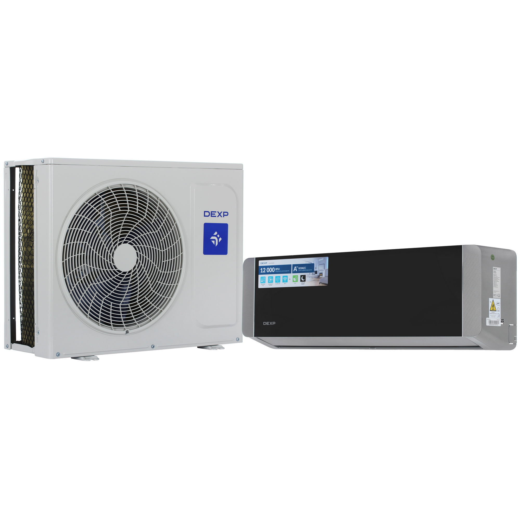9190071 Кондиционер настенный сплит-система DEXP AC-DP12INV черный STDN-0000049