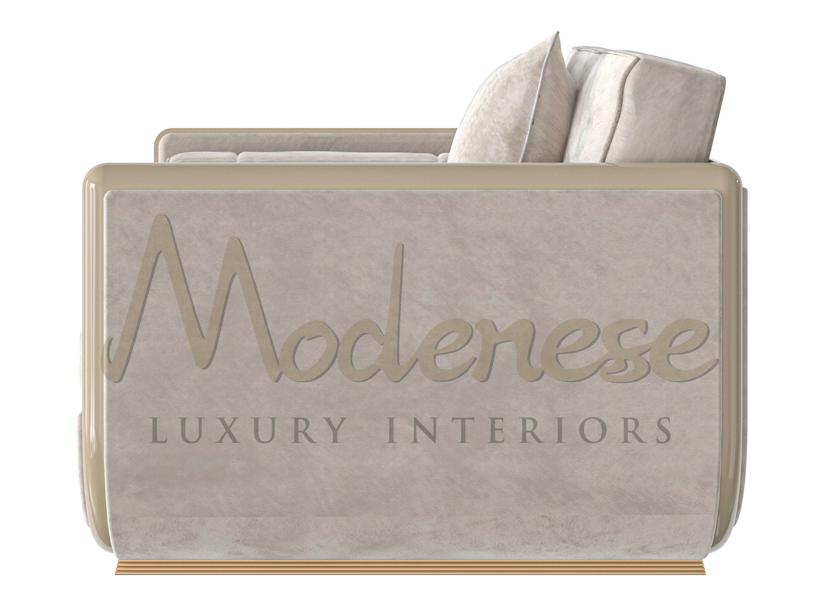 Кожаное кресло с подлокотниками Modenese Luxury Interiors STYLISH ARCH-00003019 - Вид №1