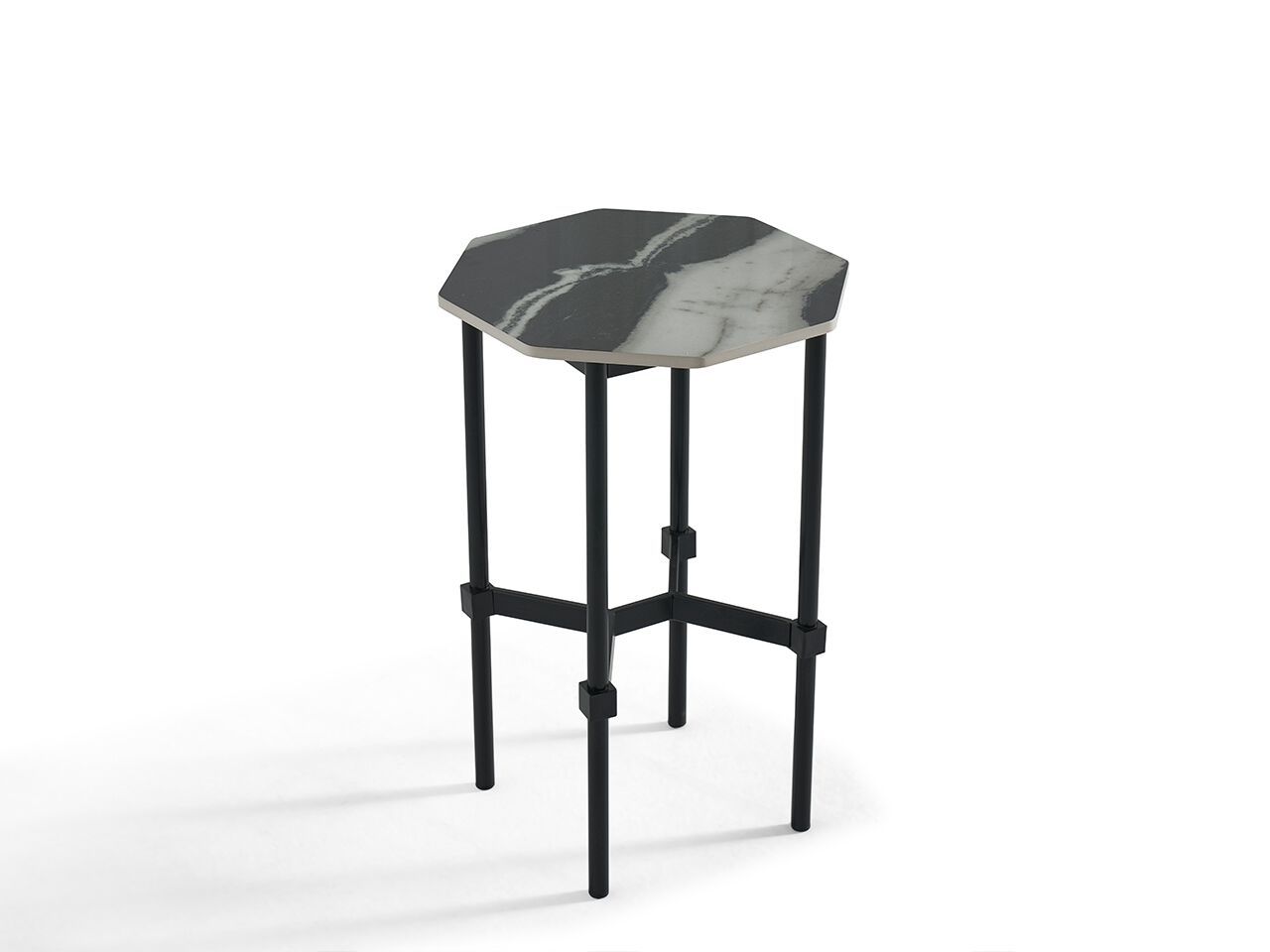 Высокий восьмиугольный садовый столик с керамической столешницей NDESIGN Ezora ARCH-00093533 - Вид №3