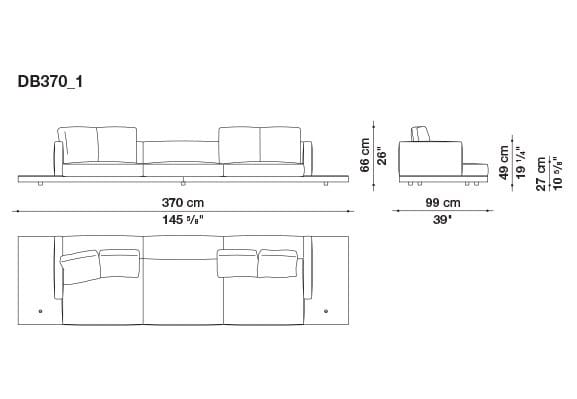 Кожаный диван B&B Italia док ARCH-00106863 - Вид №115