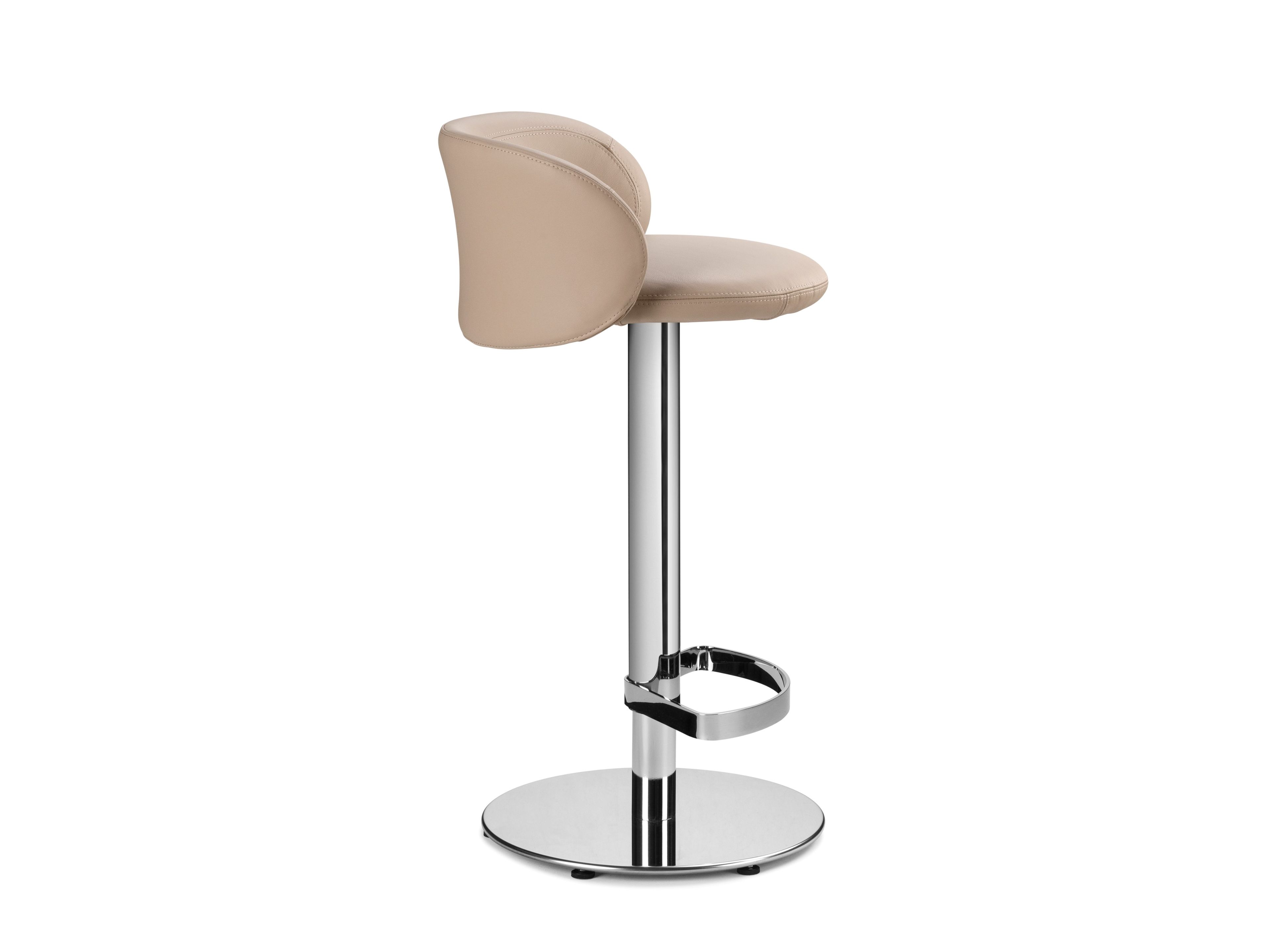 Кожаный поворотный стул GHIDINI1961 HILLARY ARCH-00077276 - Вид №1