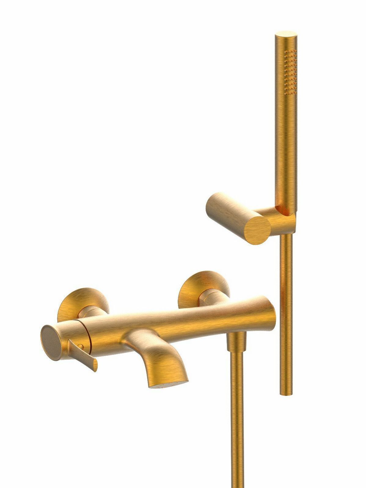 Внешний настенный смеситель для ванны с ручным душем Rubinetterie Frattini Delizia ARCH-00044558 - Вид №11