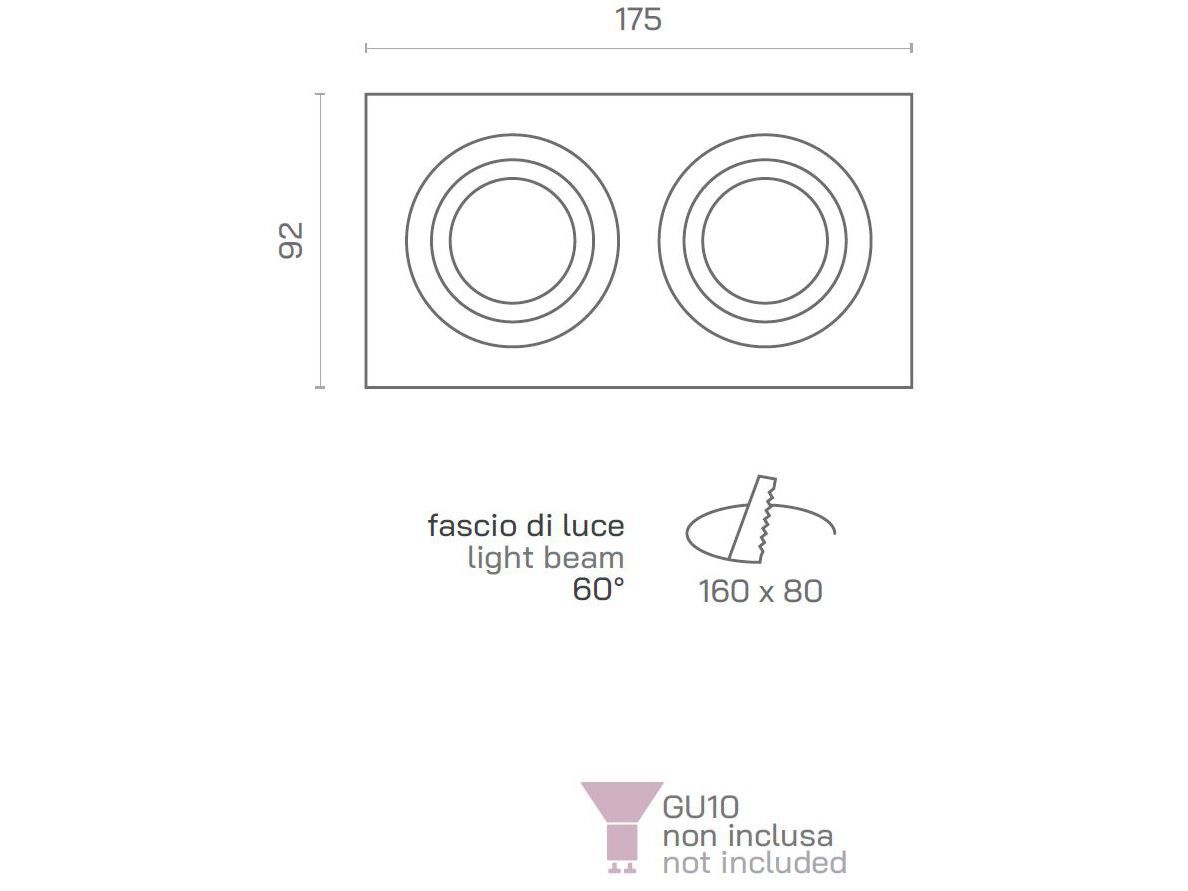 Регулируемый алюминиевый прожектор Amarcords Flat ARCH-00067808 - Вид №16