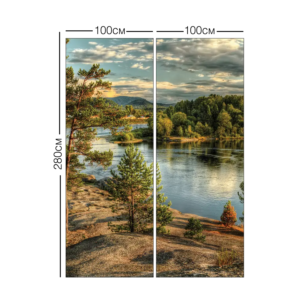 Фотообои 3D Flizart «Красоты Алтая», флизелиновые, 200x280 см FBRUSH STLM-2041529 - Вид №4