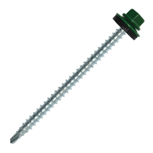 85088391 Саморезы кровельные с буром Daxmer оцинкованные 4.8x70 50 шт. цвет зеленый STLM-0058512 Santreyd