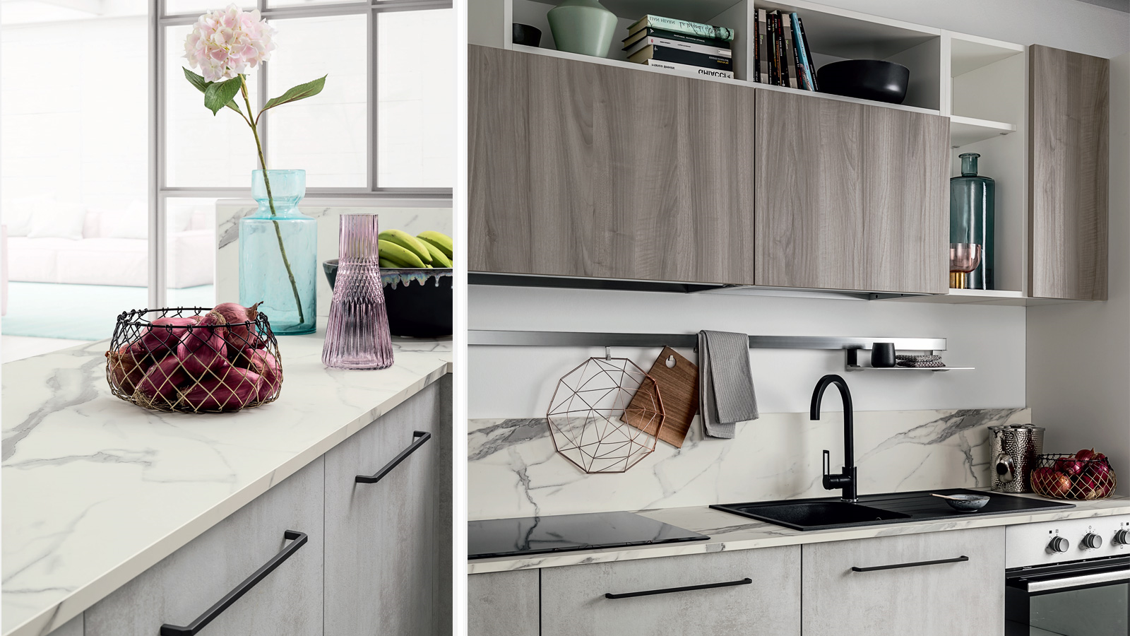 Easy 026  Кухонный гарнитур Ar-Due Effetto cemento - Вид №1