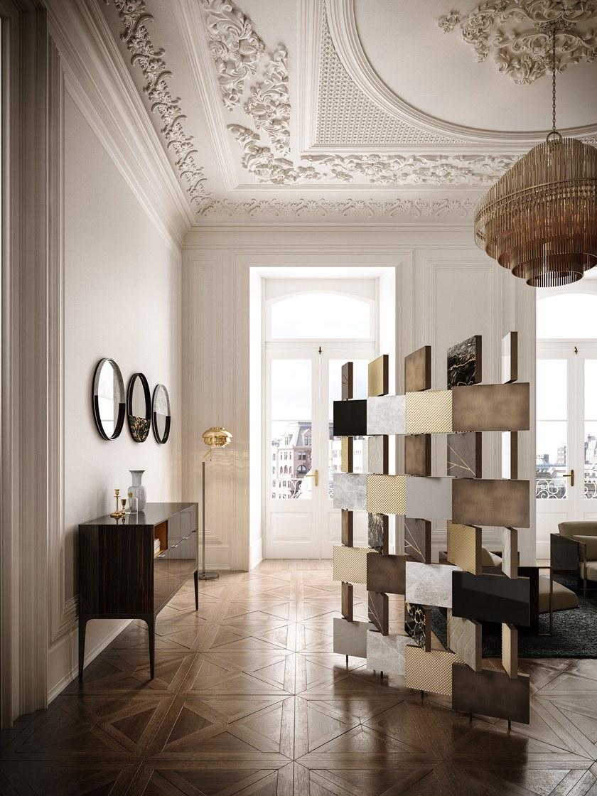 ROSSATO ARREDAMENTI Круглое настенное зеркало из мрамора Home Rhc-14 - Вид №3