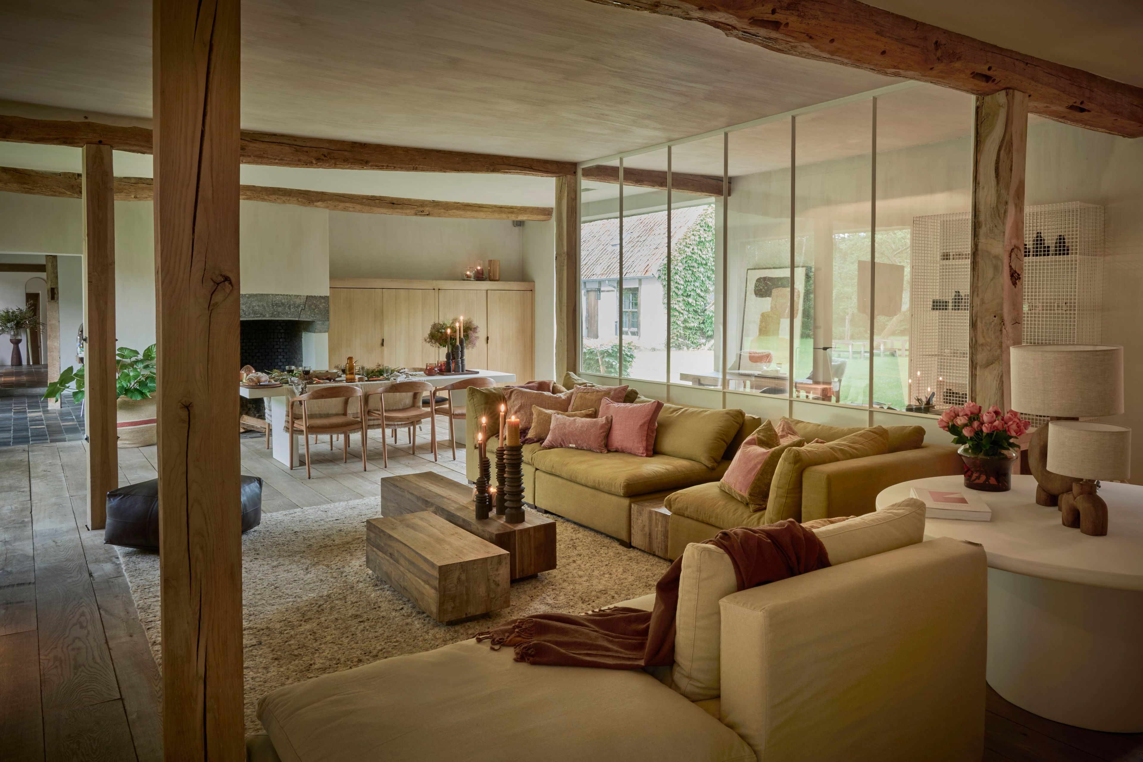 Подушка из льна и хлопка POMAX ALPHA BORDERS ARCH-00067739 - Вид №13