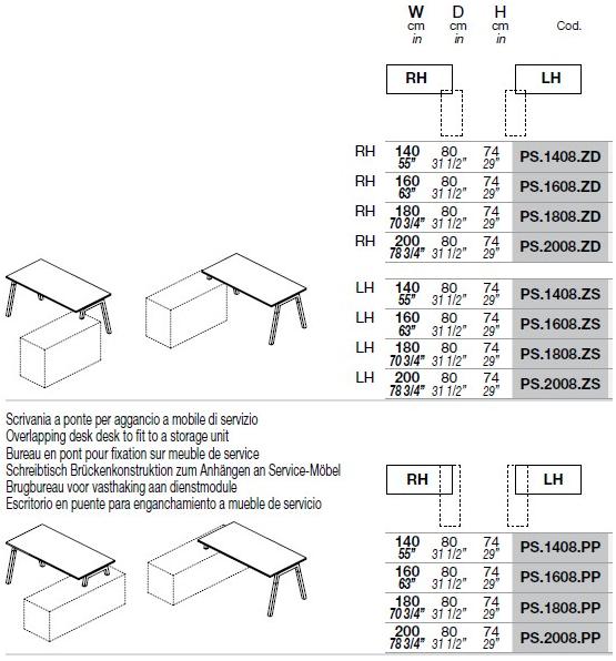Bralco Рабочий стол со встроенной полкой Polare sun-id-1459030 - Вид №5