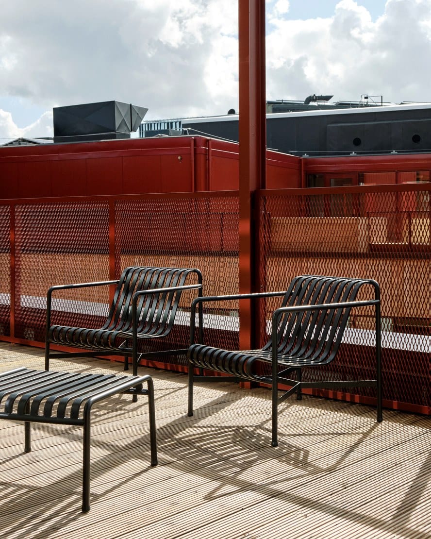 Стальное садовое кресло с подлокотниками Hay Палисад ARCH-00128999 - Вид №35