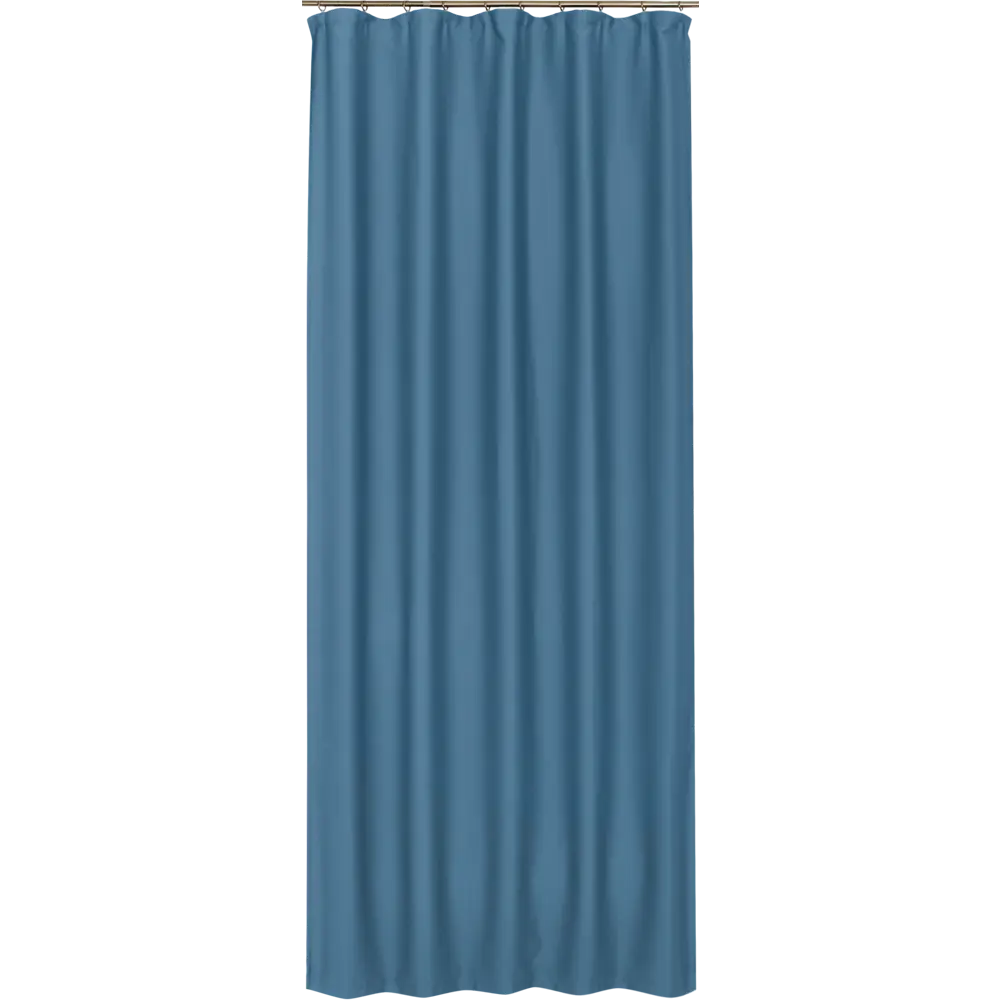 Штора на ленте блэкаут Ален 140x270 см цвет синий ТОРГОВЫЙ ДОМ ТЕКСТИЛЬ STLM-2113460 - Вид №1