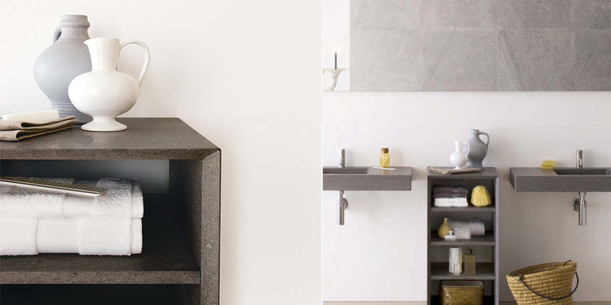 ПОЛКА НАПОЛЬНАЯ ИЗ КАМНЯ SOUL 45Х85 СМ Neutra Design SC855 - Вид №2