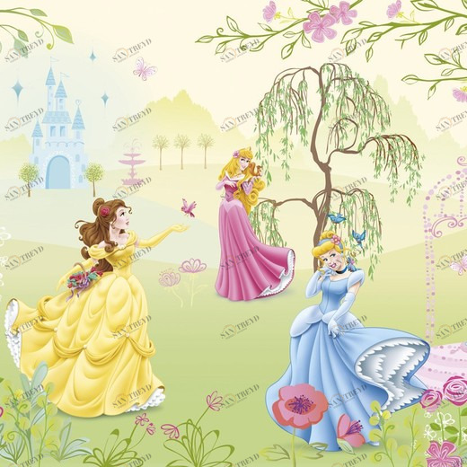 1-417-Princess-Garden Фотообои Komar Disney 1.27х1.84 м 1417PRINCESSGARDEN