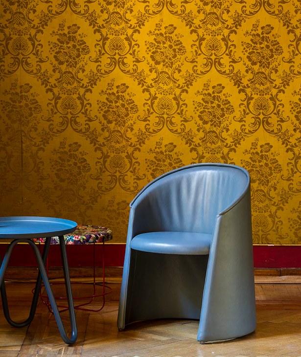 Moroso Мягкое кожаное кресло с подлокотниками Husk sun-id-1486507 - Вид №2