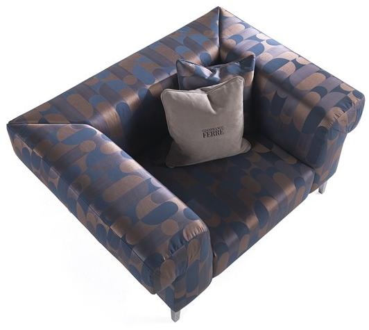 Кресло из ткани с подлокотниками Soho Soh.221.a Santreyd - Вид №2