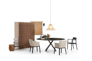 Стул из ясеня с открытой спинкой