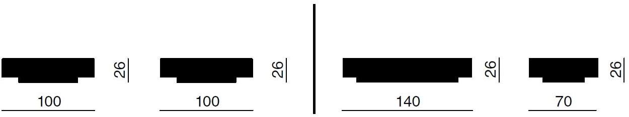 Quadrifoglio Низкий прямоугольный журнальный столик T tables sun-id-1410405 - Вид №3
