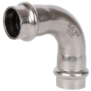 Угол Rommer 18 мм 90 градусов ВПр-ВПр нержавеющая сталь