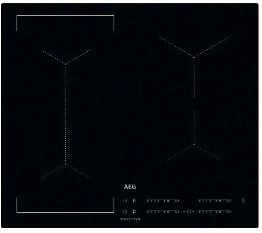 91690946 Индукционная варочная панель Aeg IKE64441IB 58 см 4 конфорки цвет черный STLM-0865355