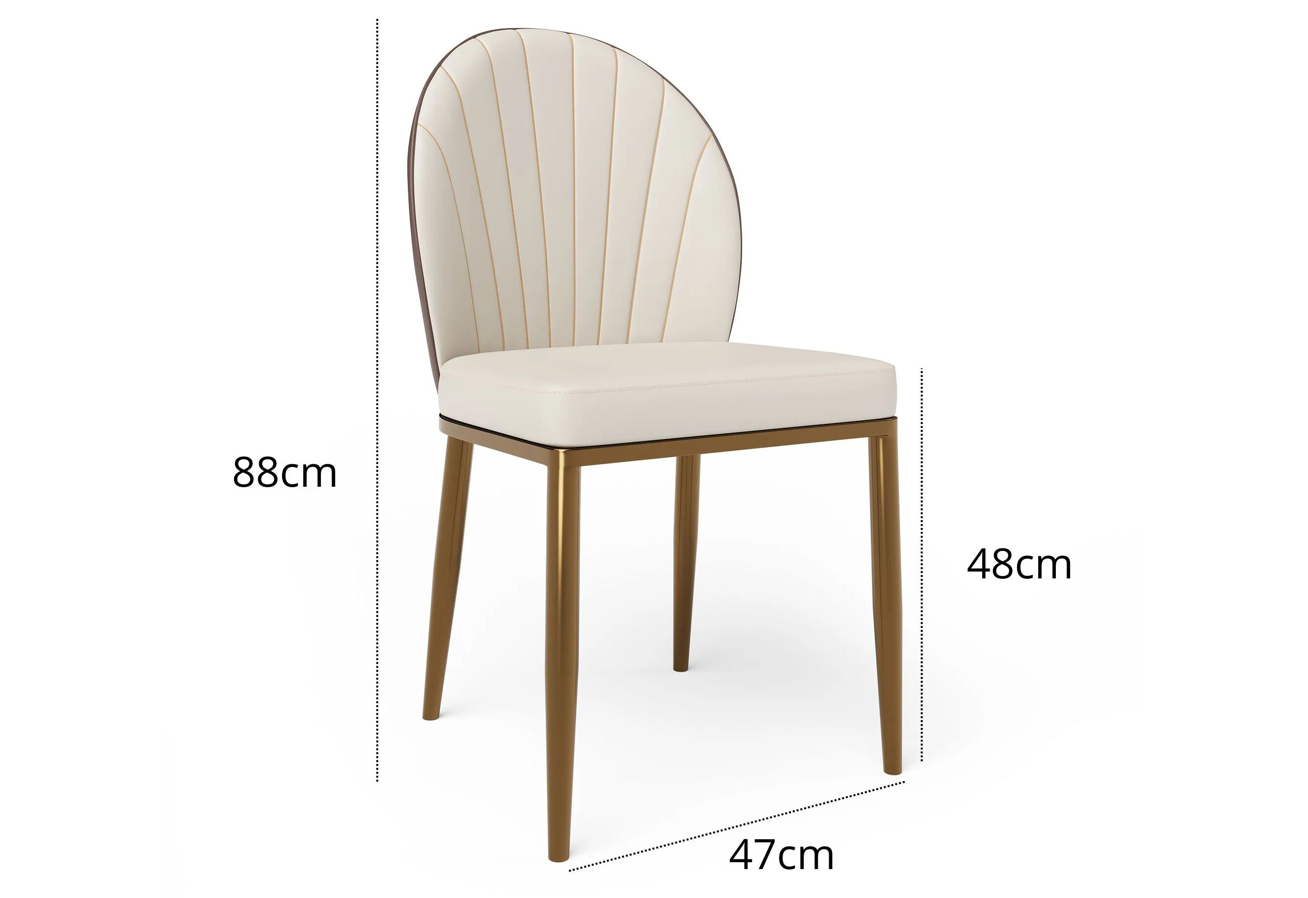 Стул из искусственной кожи GIULIA GRILLO CONCHIGLIA ARCH-00022106 - Вид №3