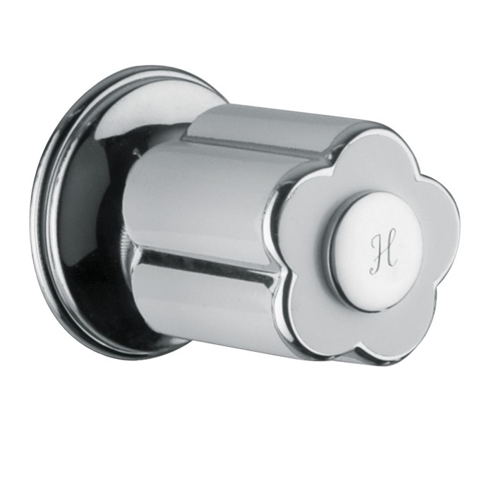 11500 БЕЛЫЙ-12500 ЧЕРНЫЙ Встроенный кран 1/2 ”. Bongio Fleur Blanc&Noir 11500 BLANC-12500 NOIR