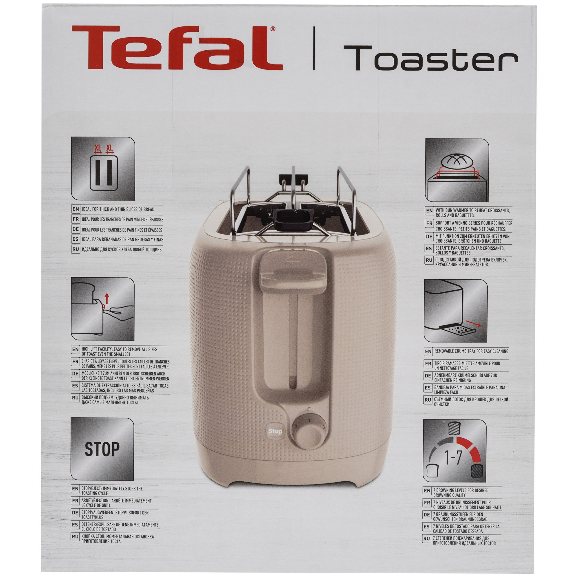 5495949 Тостер Tefal Morning TT2M1B10 бежевый STDN-0093106 - Вид №11