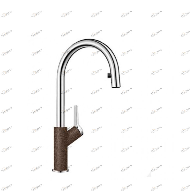 Смеситель для кухни Carena с выдвижным изливом 520988 BLANCO