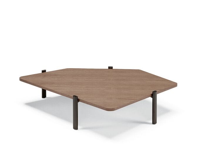 Низкий деревянный журнальный столик Max Divani Muzzle ARCH-00102934