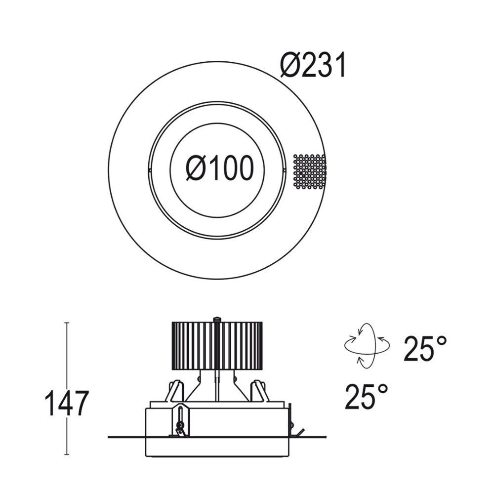 Fit RD Trimless Ghidini Fit RD .01 Белый (Матовый)  - Вид №1