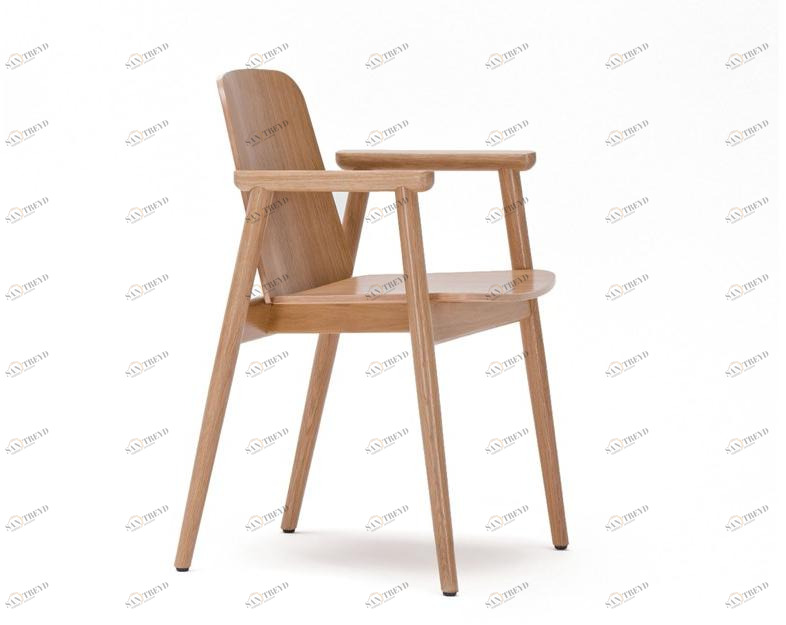 Paged Стул из бука с подлокотниками Prop sun-id-1356987