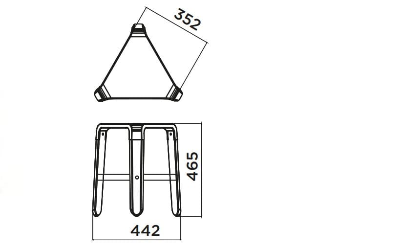 Деревянный низкий стул с подставкой для ног Infiniti PICAPAU LOW STOOL ARCH-00066594 - Вид №4